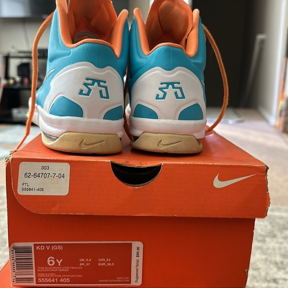 Nike KD V (GS) 6Y Easter - Picture 6 of 10